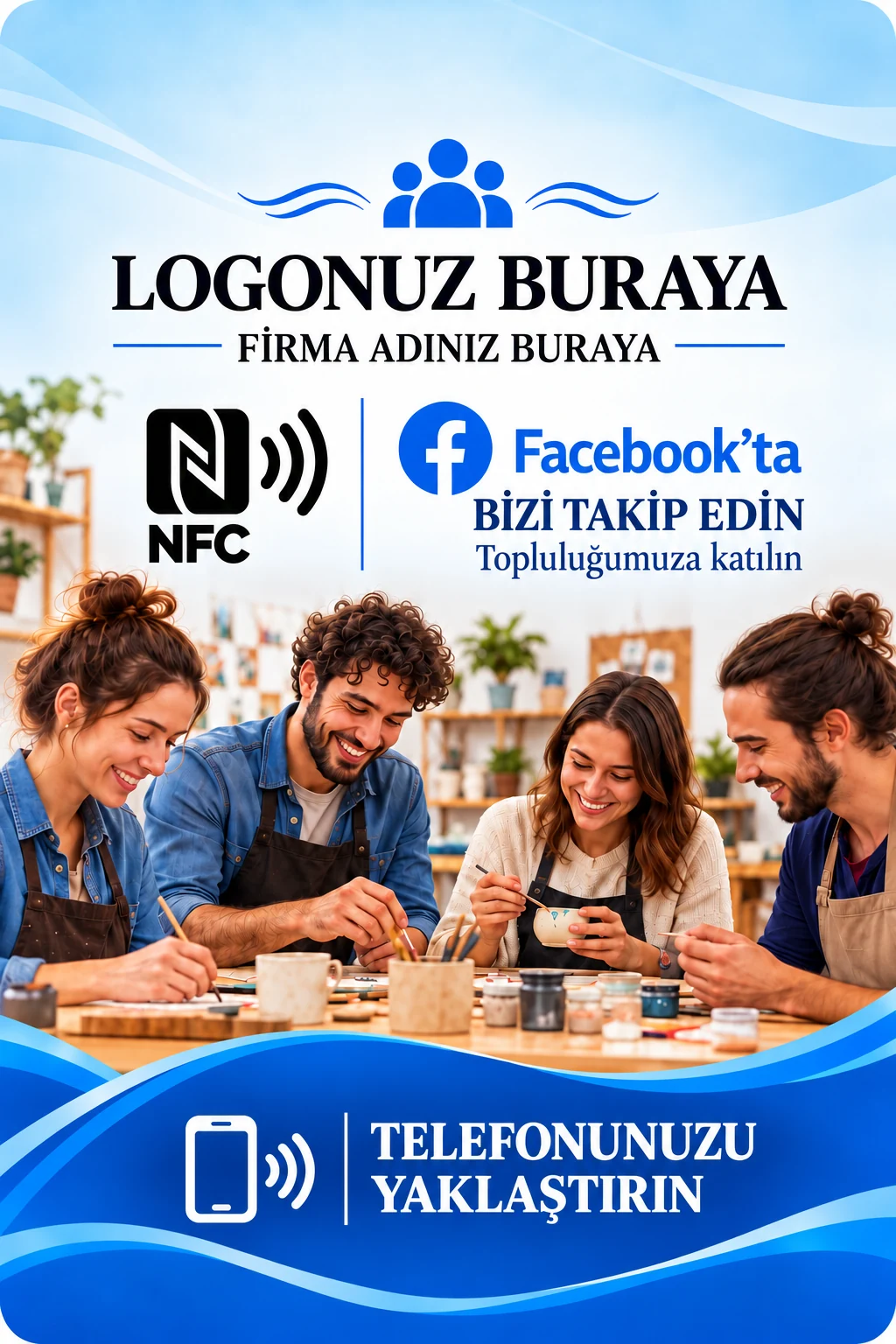 Facebook Kartı Facebook kart tasarımı A