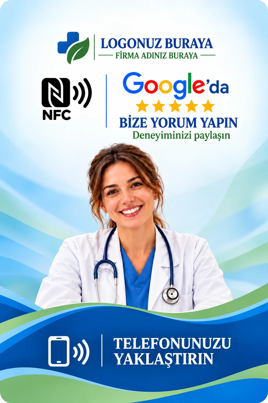 Klinik Google kart tasarımı A
