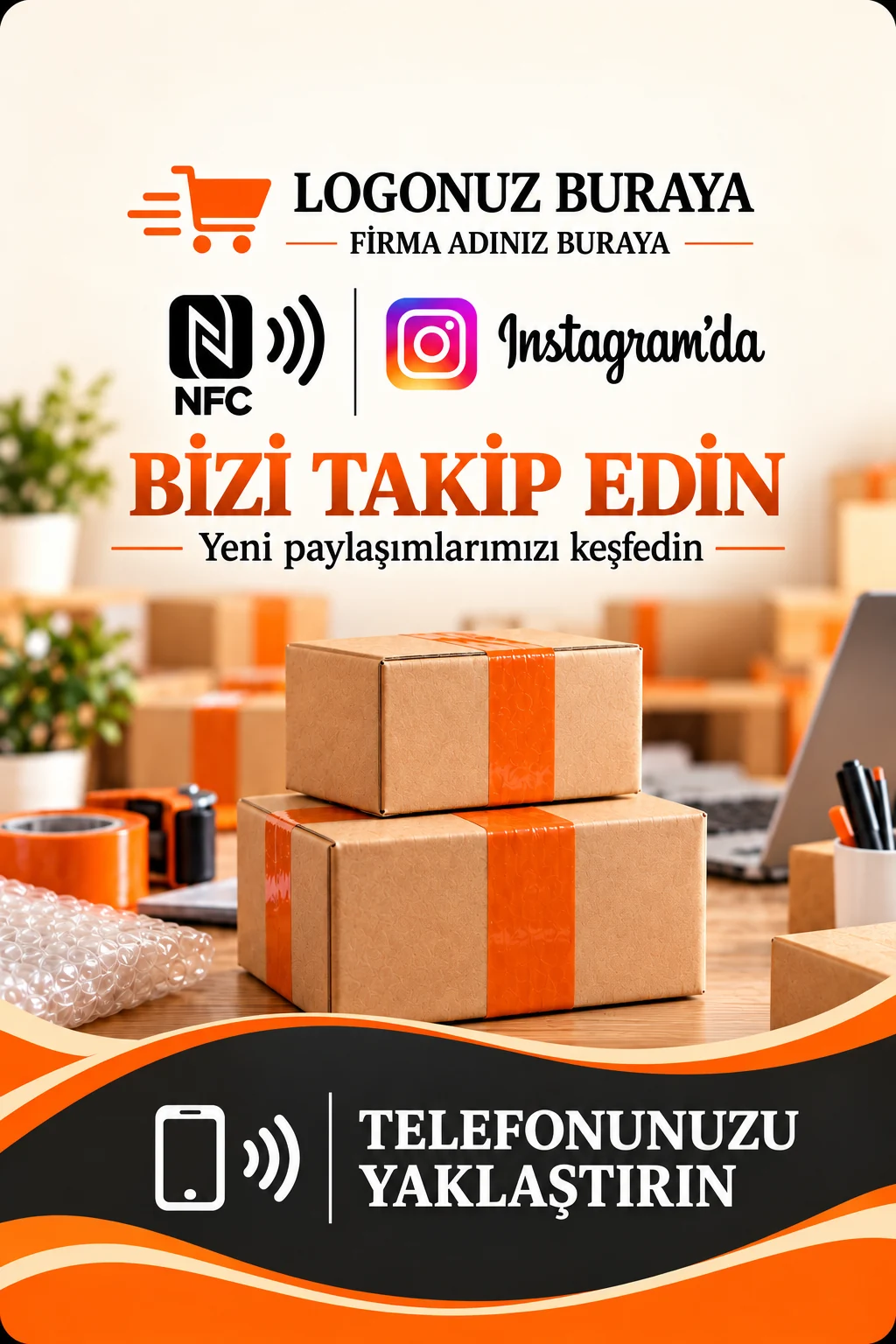 E-ticaret Instagram kart tasarımı A