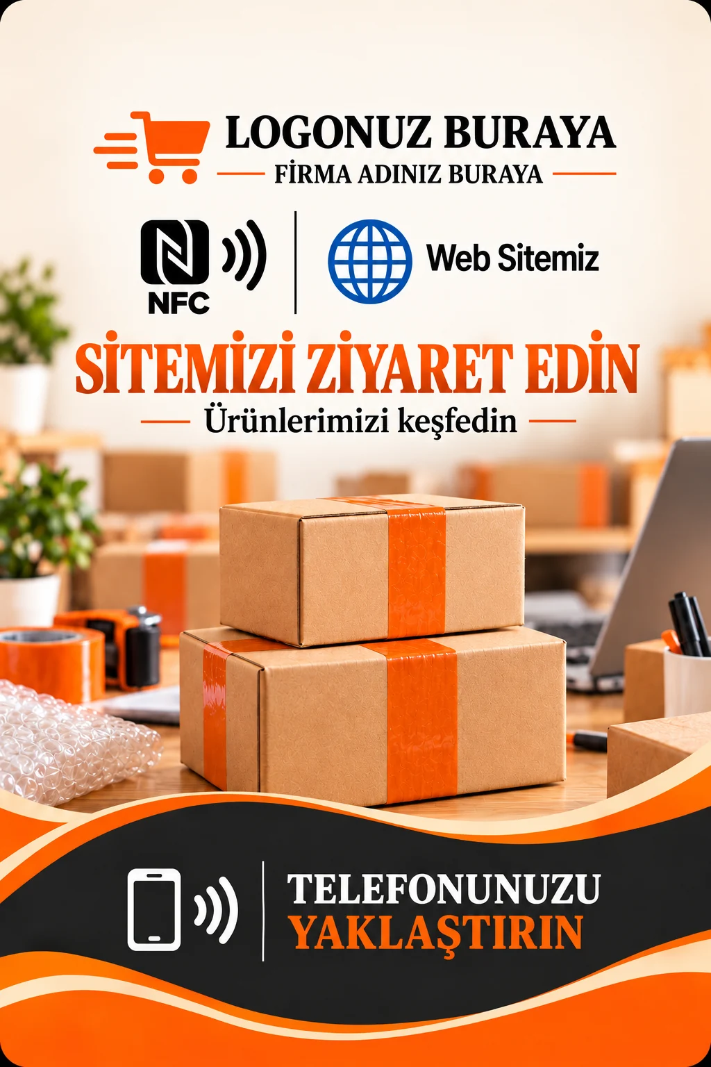 E-ticaret Web sitesi kart tasarımı B