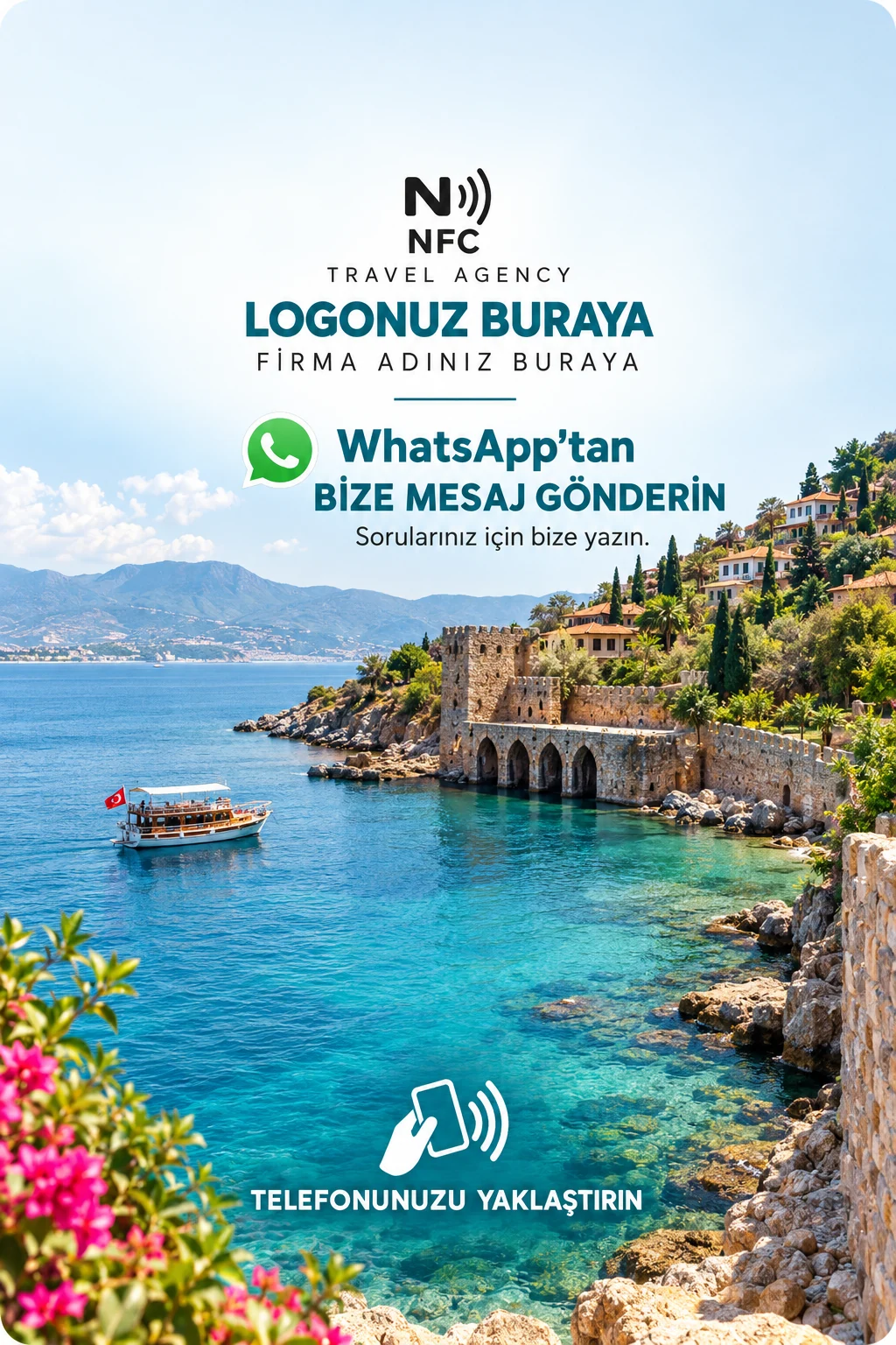 Seyahat WhatsApp kart tasarımı B