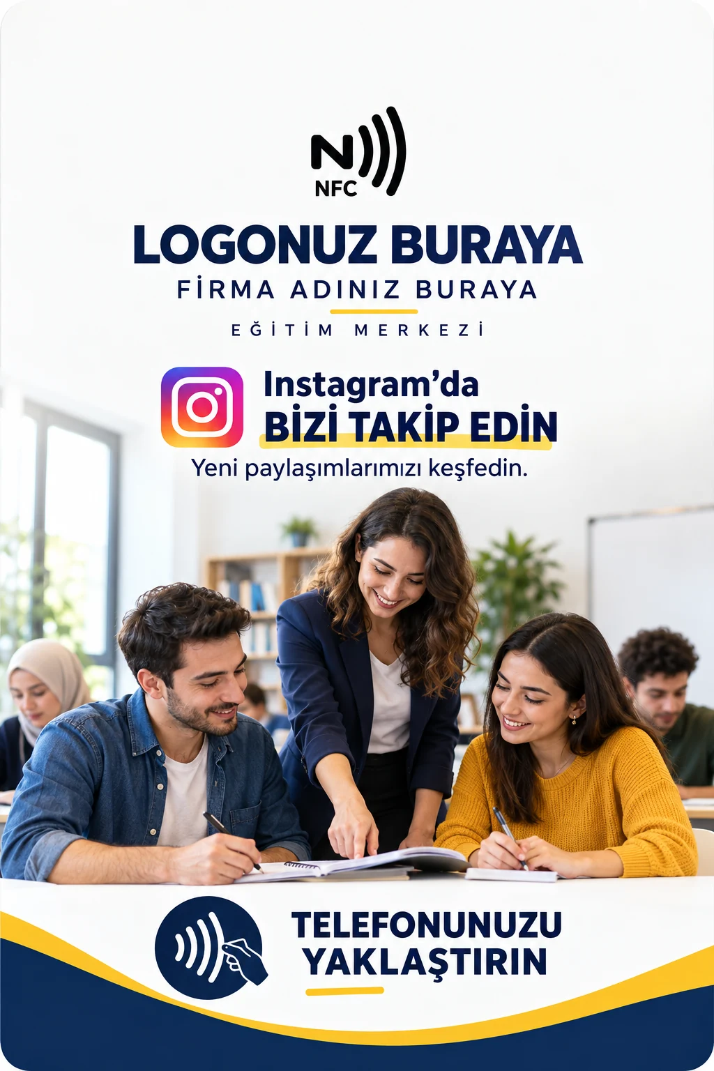 Eğitim Instagram kart tasarımı A