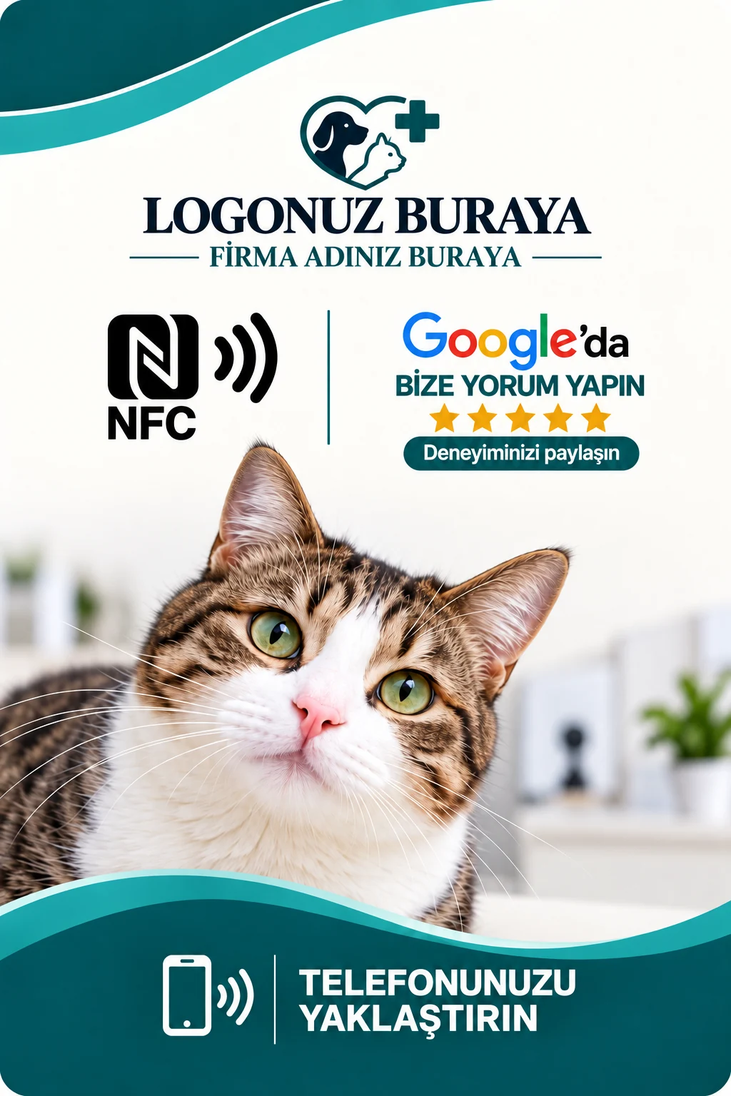 Veteriner Google kart tasarımı A