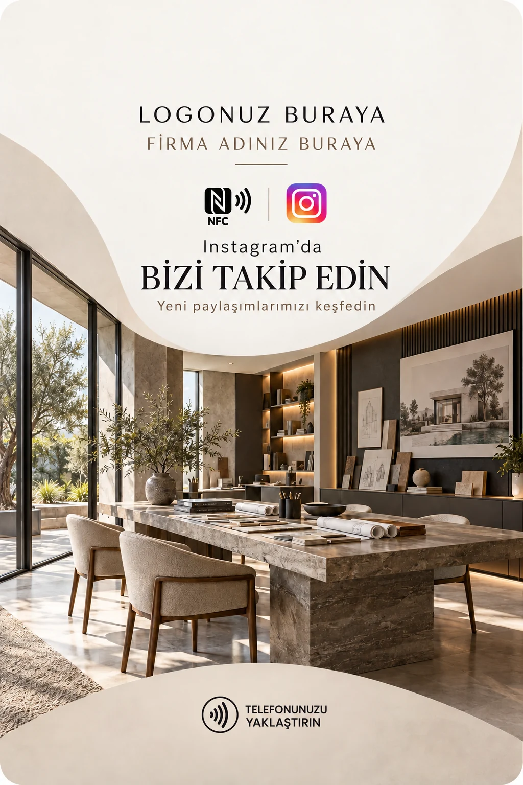 Mimarlık Instagram kart tasarımı A