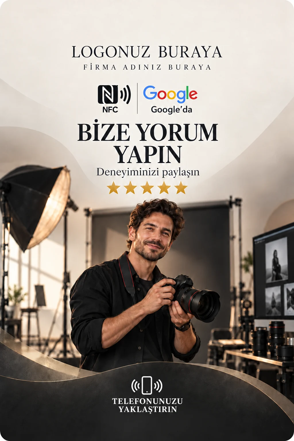 Fotoğrafçı Google kart tasarımı A