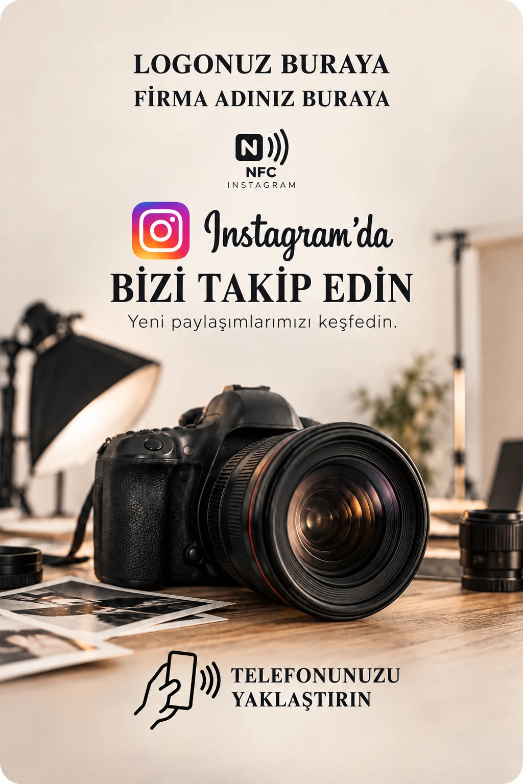 Fotoğrafçı Instagram kart tasarımı B