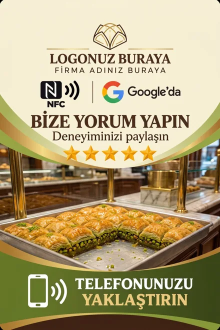 Baklavacı Google NFC kartı