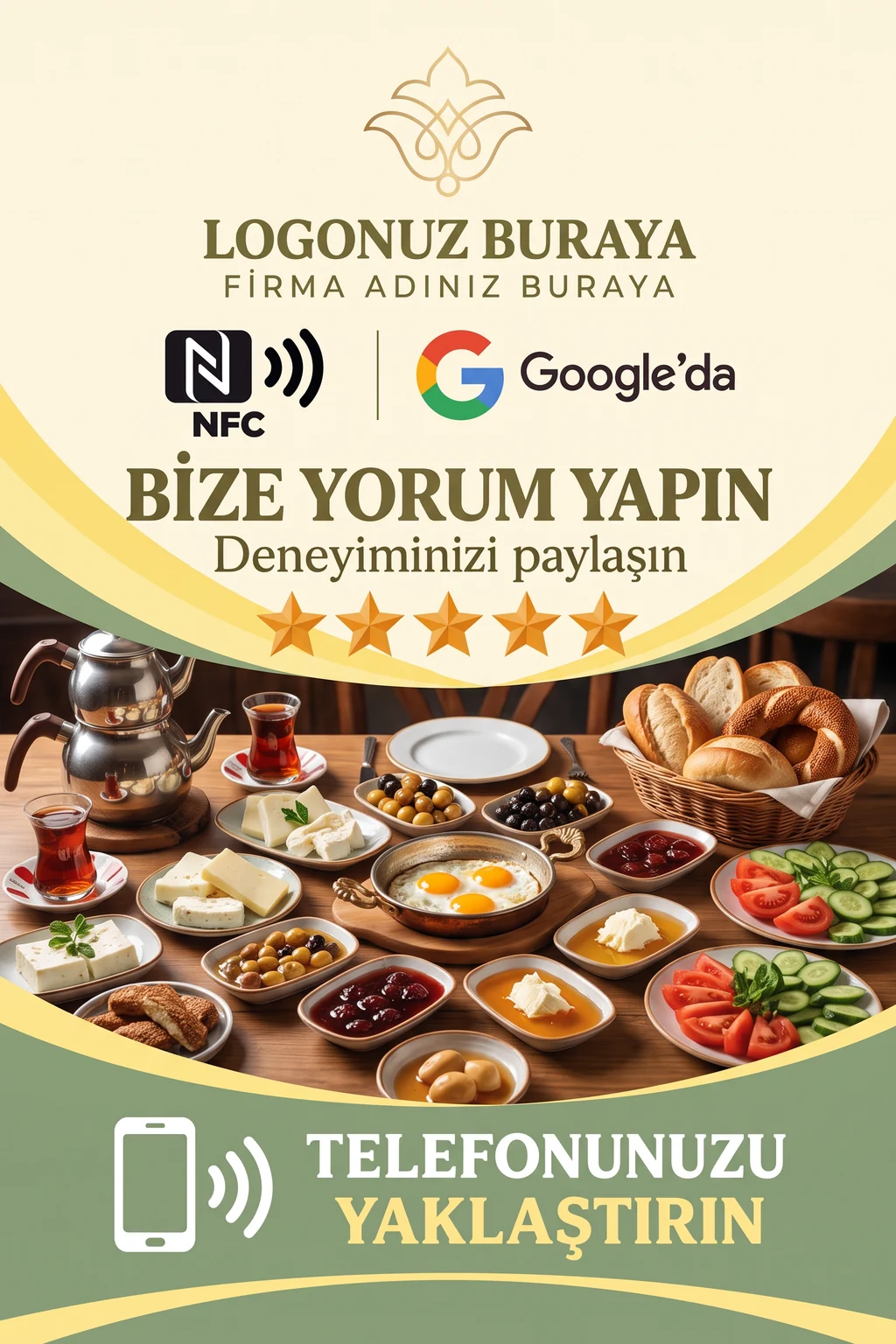 Kahvaltıcı Google kart tasarımı A