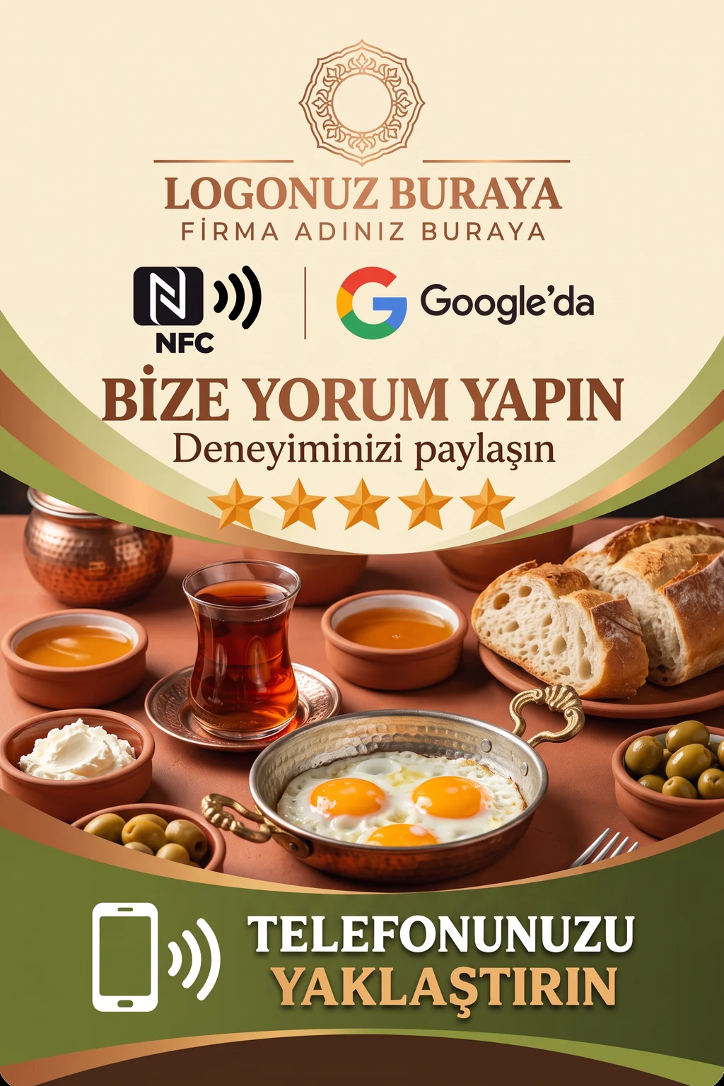 Kahvaltıcı Google kart tasarımı B