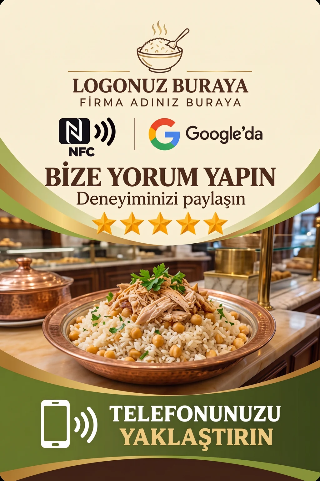Pilavcı Google kart tasarımı A