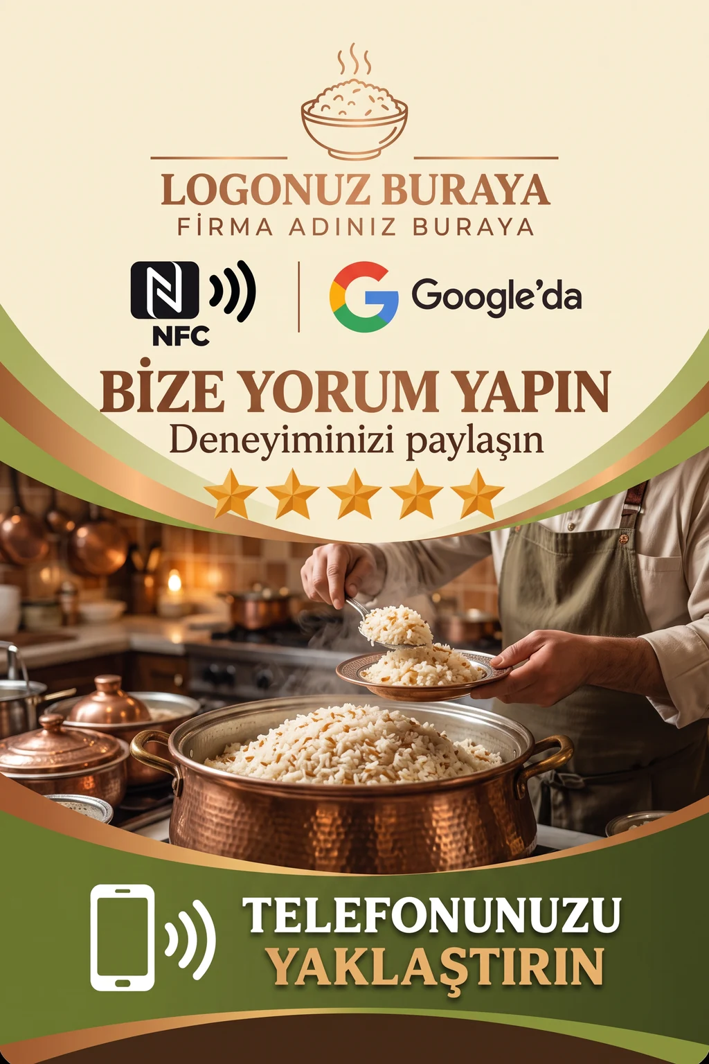 Pilavcı Google kart tasarımı B