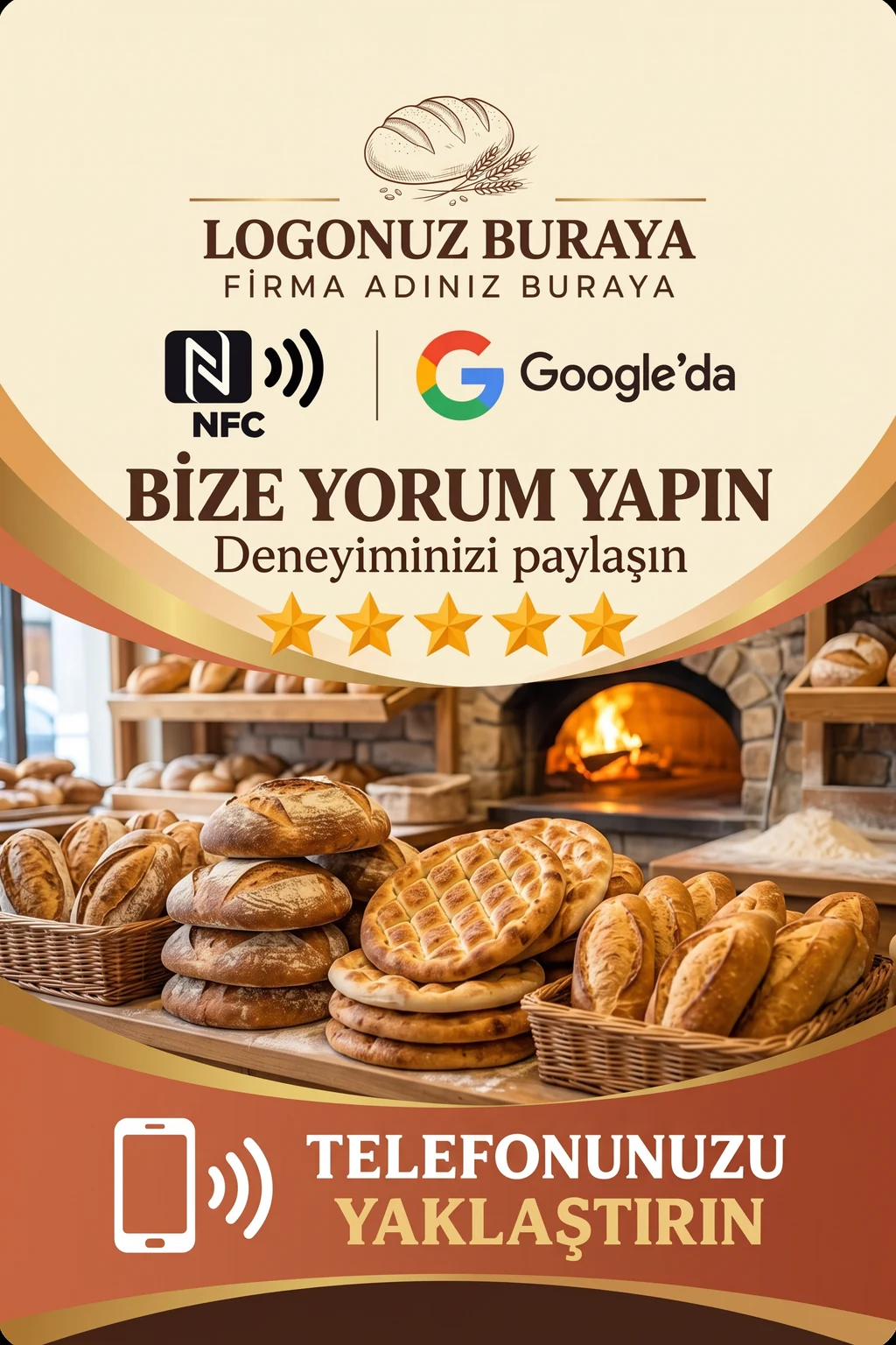 Fırın Google kart tasarımı A