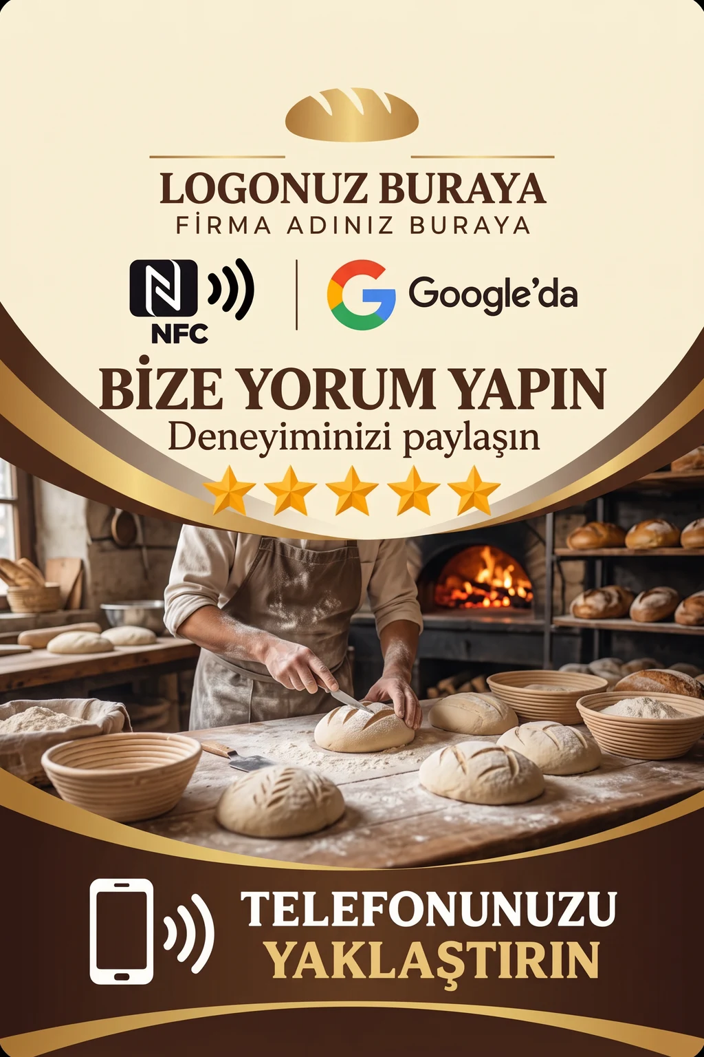 Fırın Google kart tasarımı B