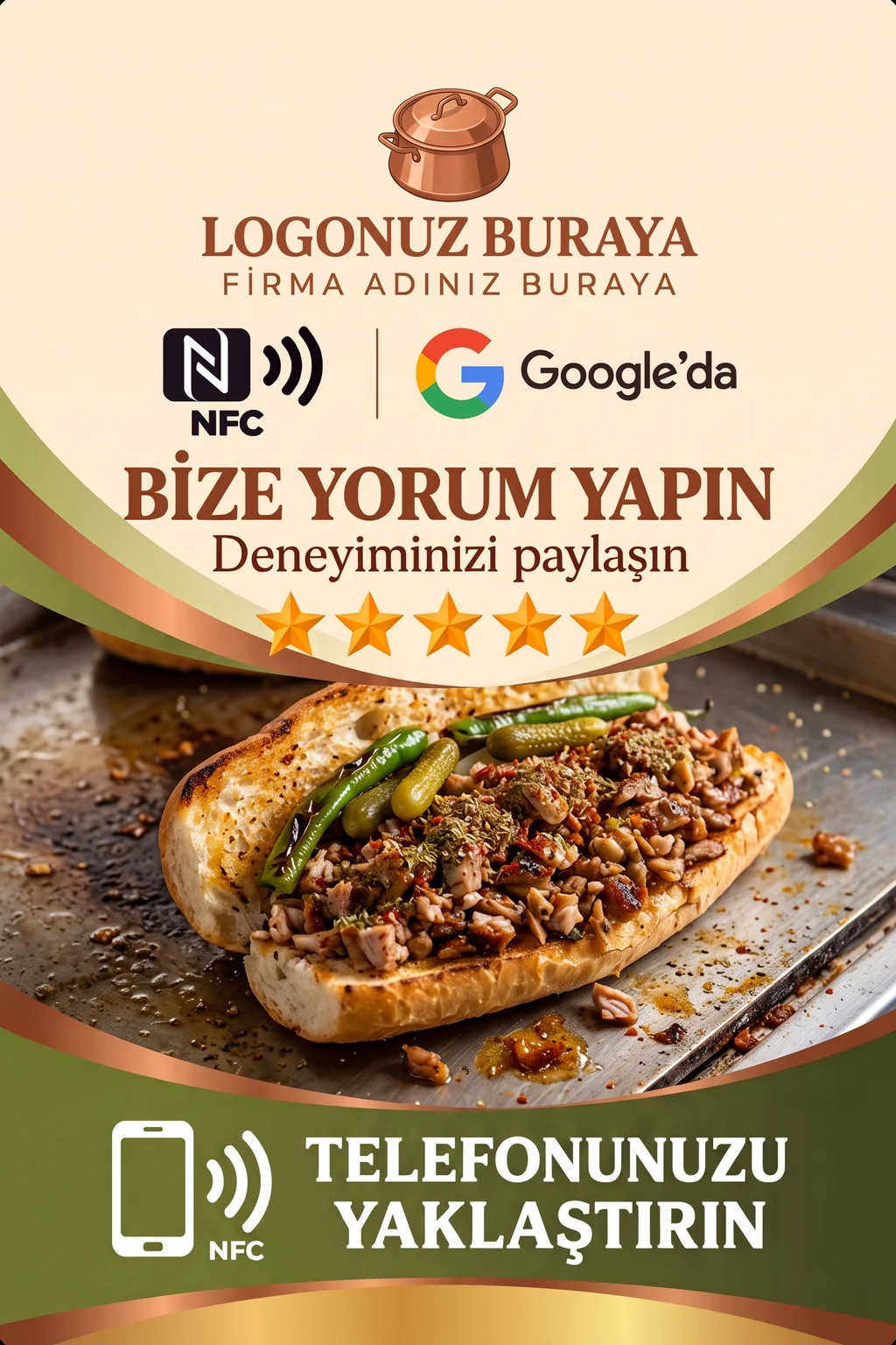 Kokoreççi Google kart tasarımı B