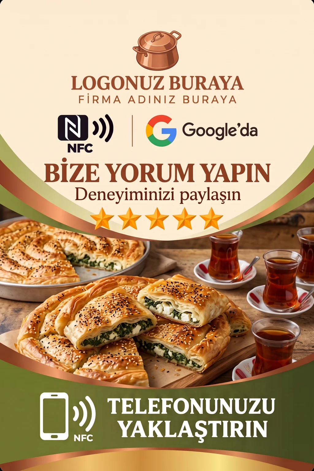 Börekçi Google kart tasarımı A