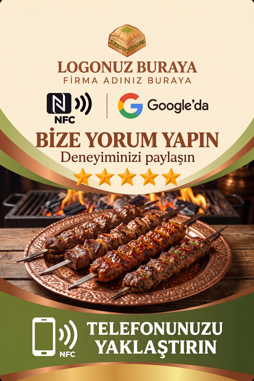 Kebapçı Google kart tasarımı A