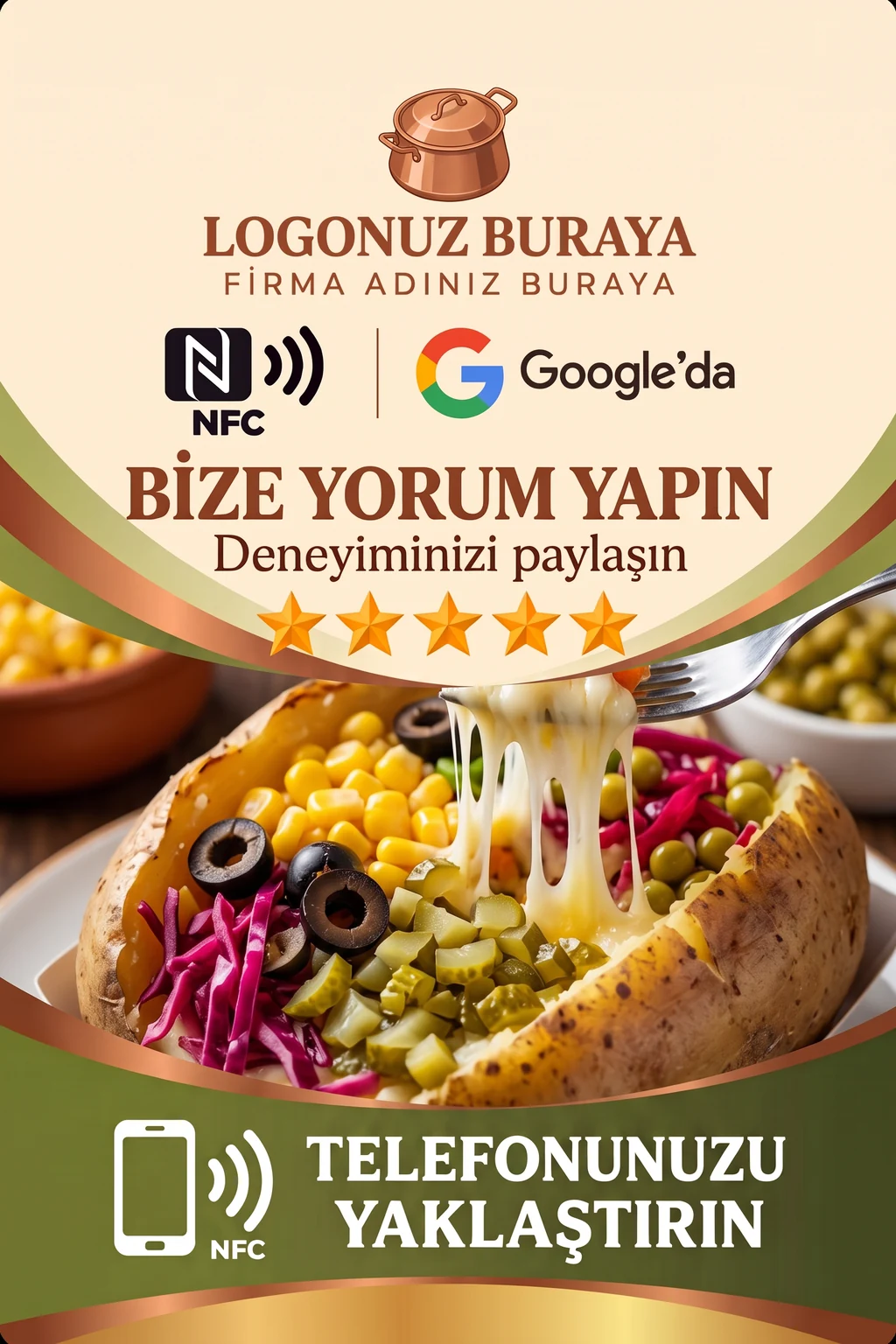 Kumpirci Google kart tasarımı B