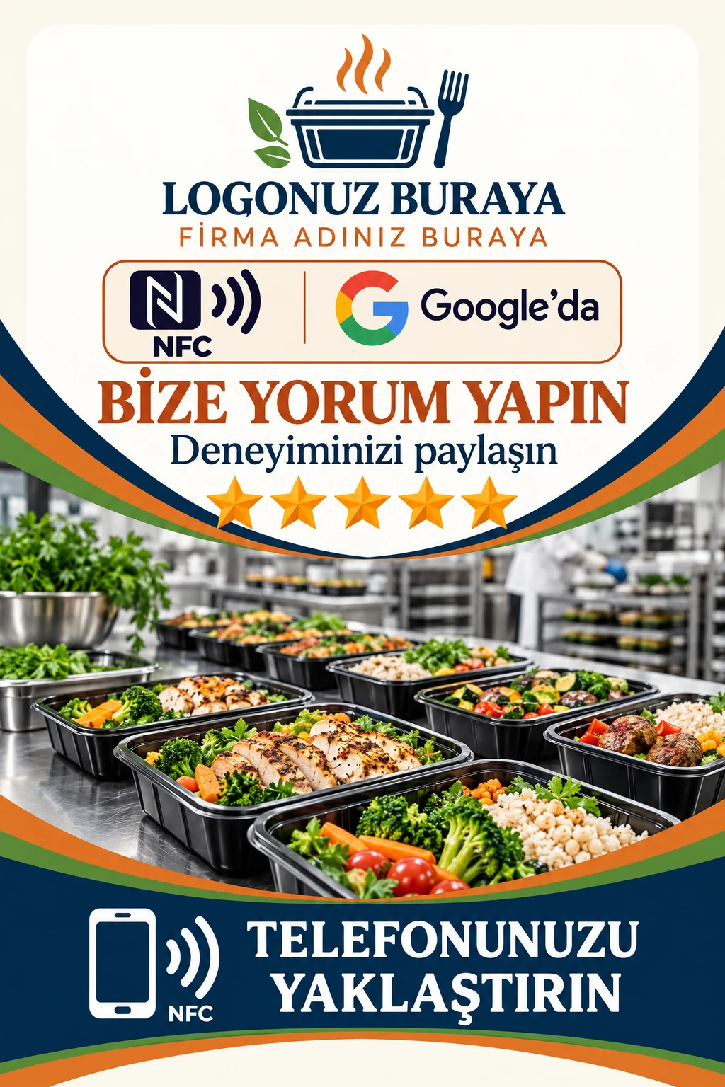 Paket Yemek & Üretim Mutfağı Google kart tasarımı B