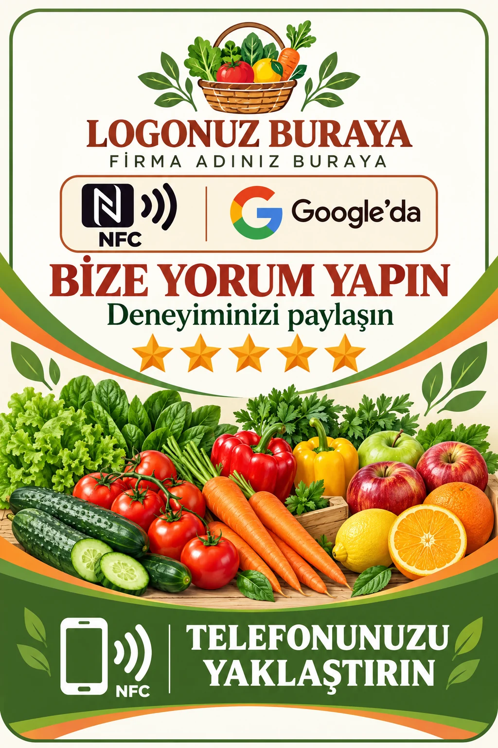 Manav Google kart tasarımı A