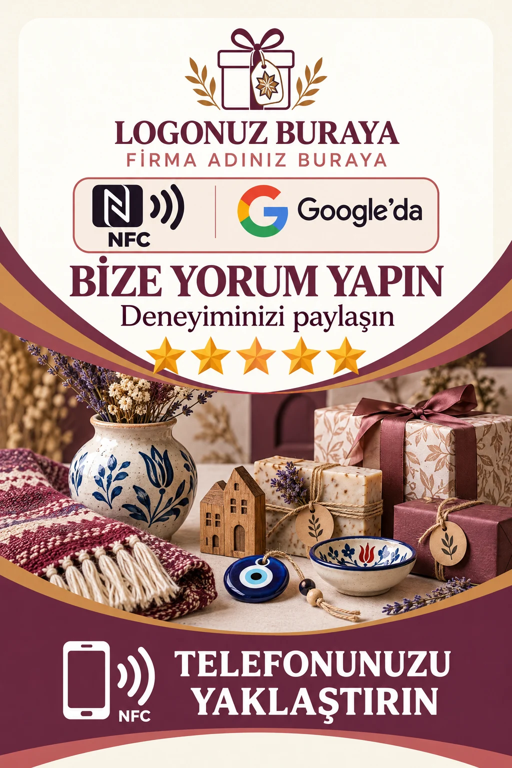 Hediyelik Eşya Google kart tasarımı B