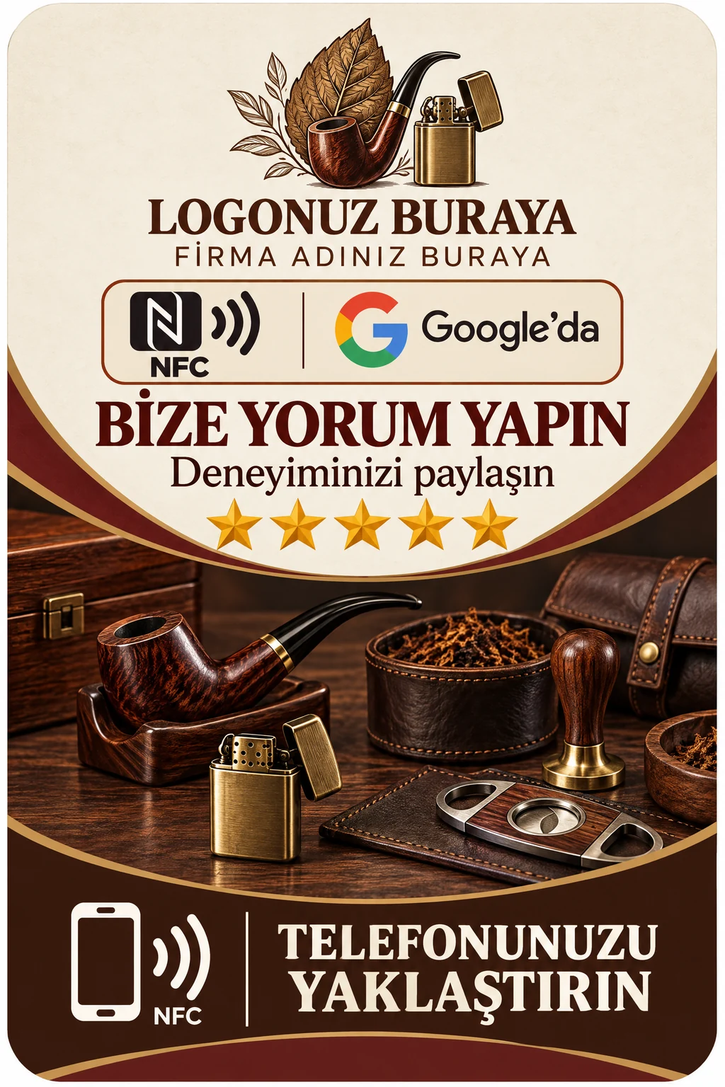 Tütüncü Google kart tasarımı A
