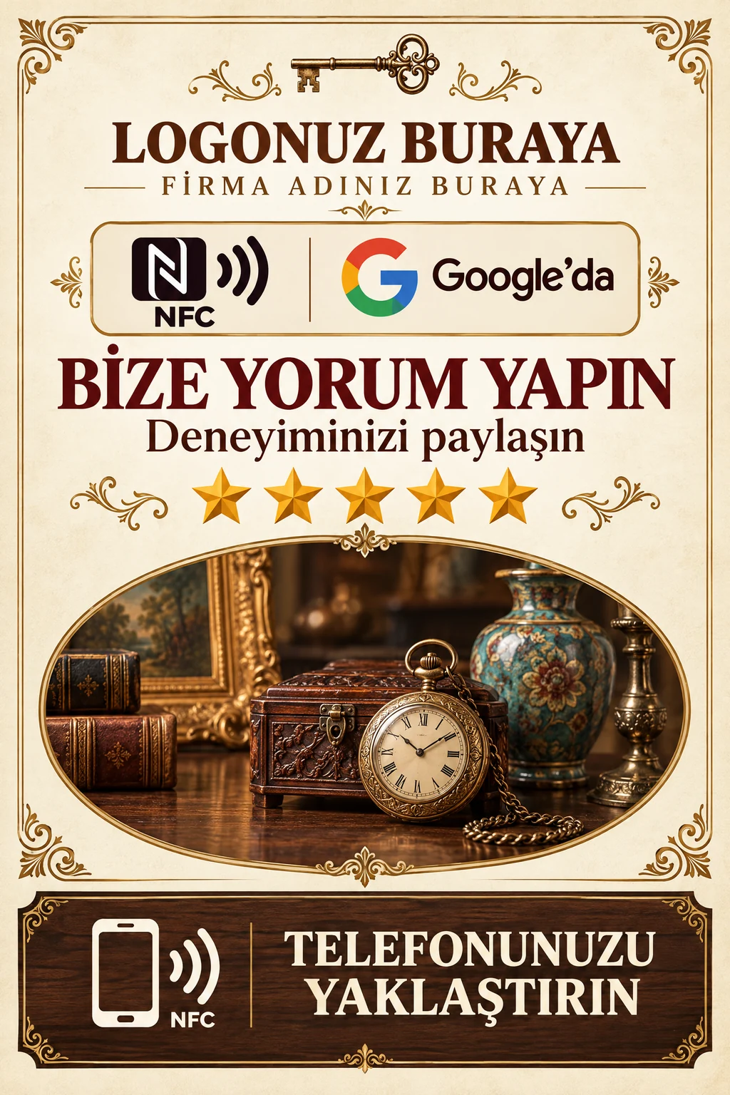 Antikacı Google kart tasarımı B