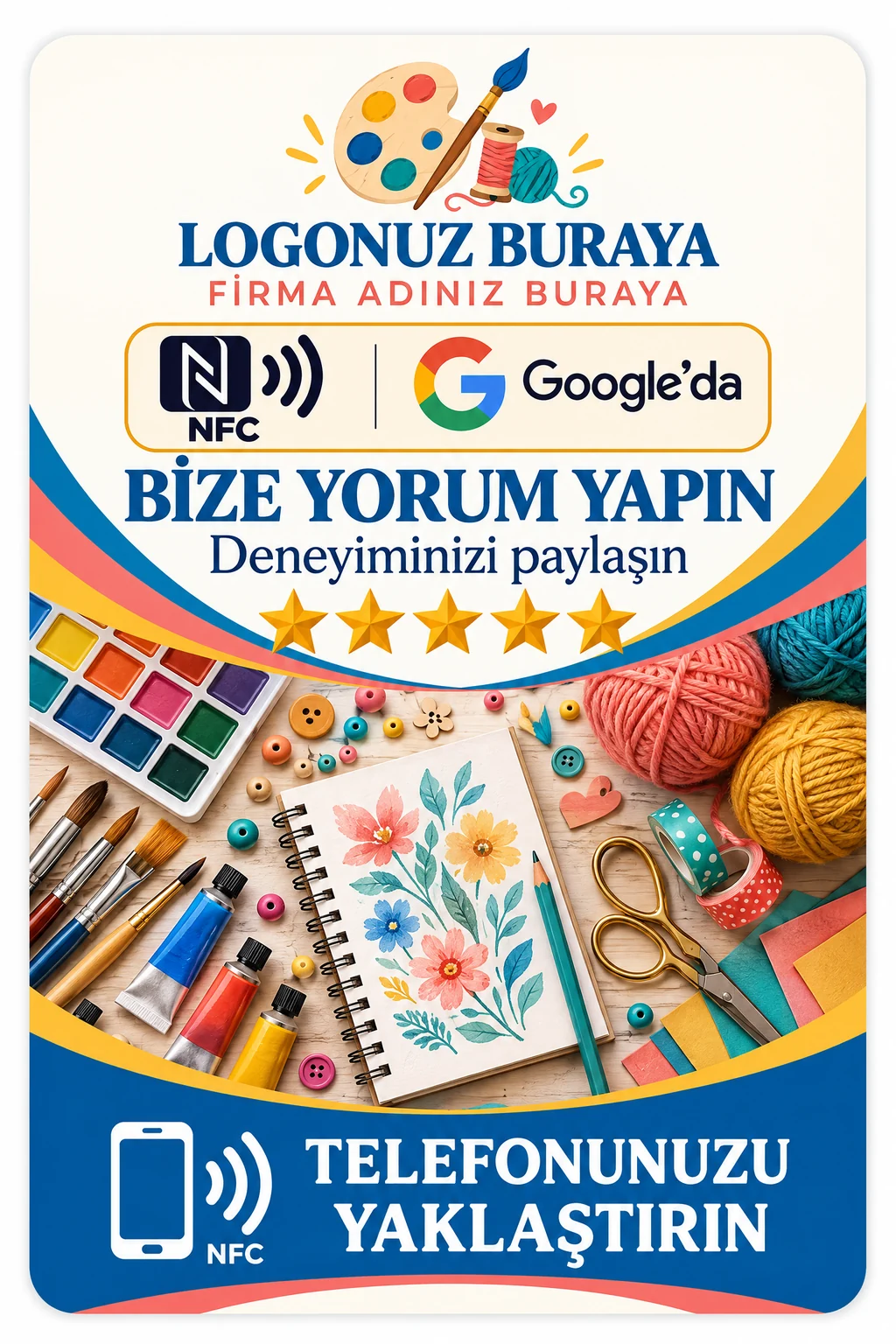 Hobi Malzemeleri Google kart tasarımı A