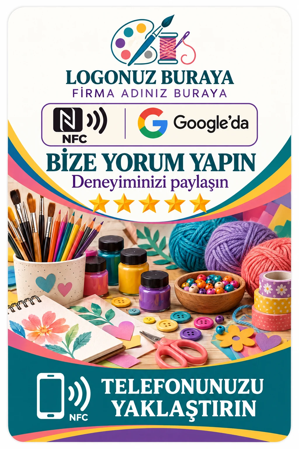 Hobi Malzemeleri Google kart tasarımı B