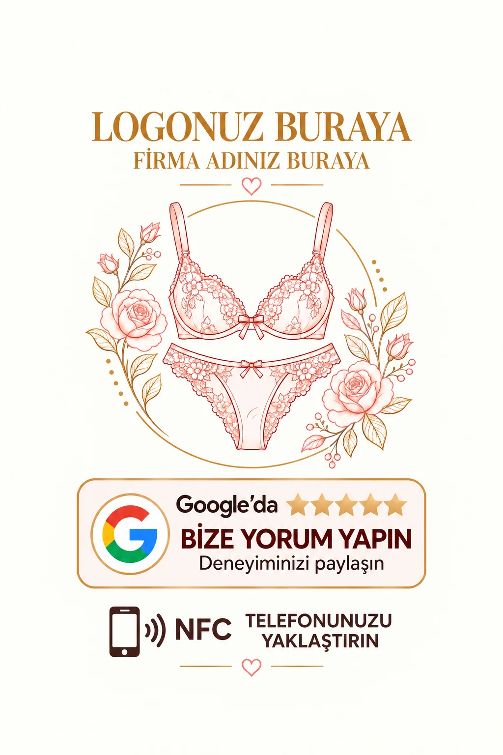 İç Giyim Google kart tasarımı A