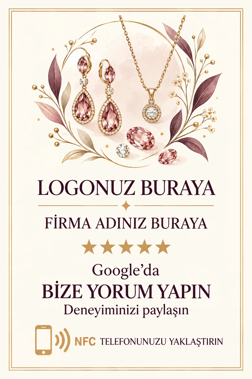 Bijuteri Google kart tasarımı A