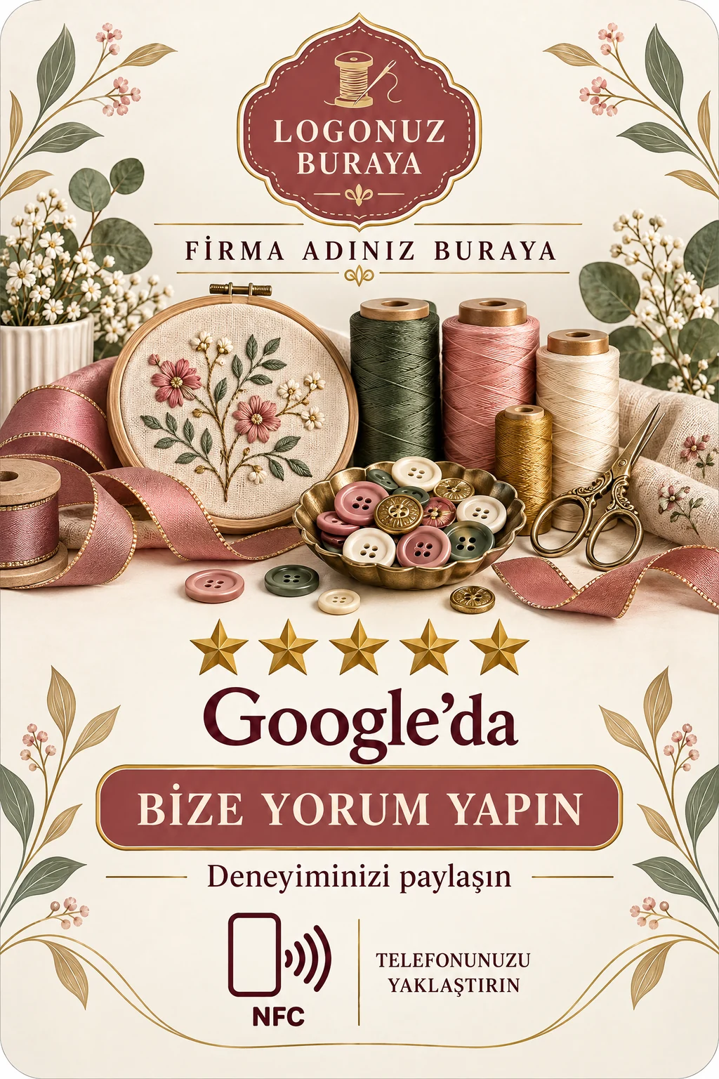 Tuhafiye Google kart tasarımı B
