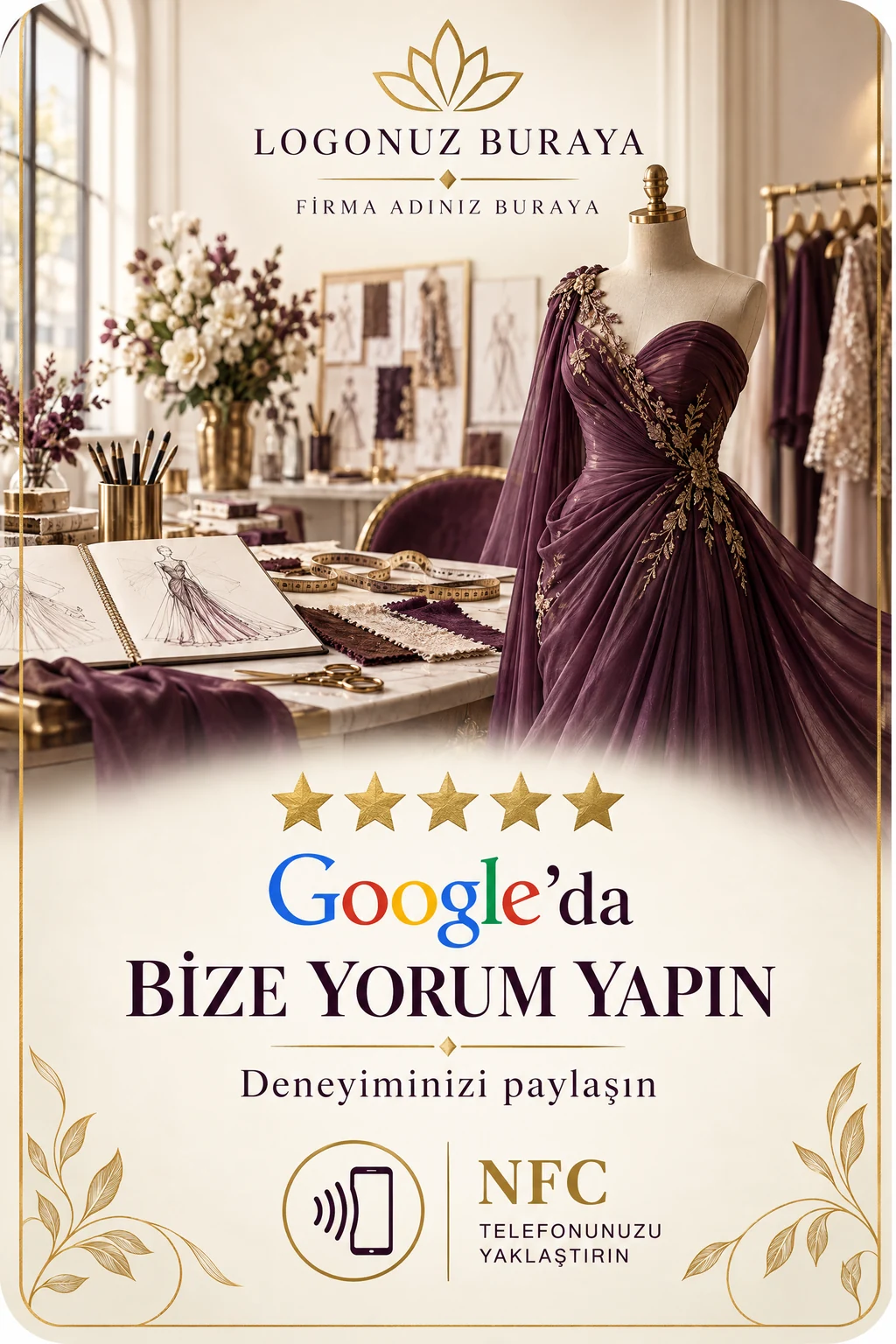 Moda Tasarım Atölyesi Google kart tasarımı A