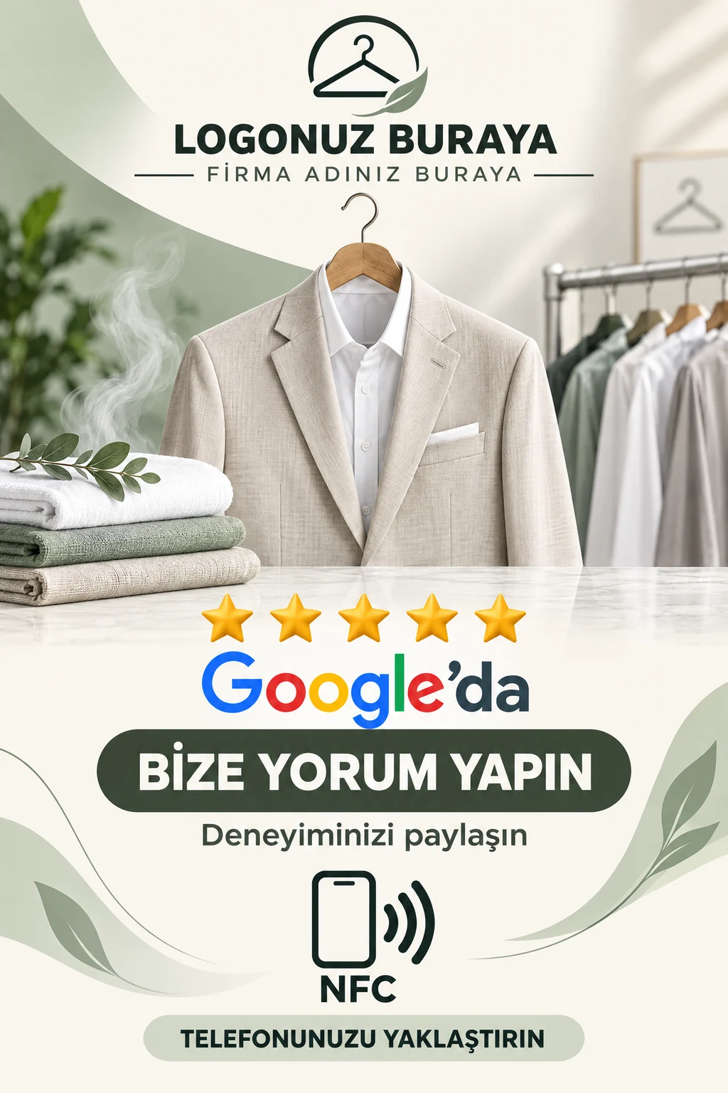 Kuru Temizleme Google kart tasarımı B