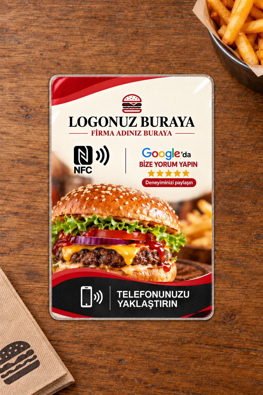 Burger kullanım örneği