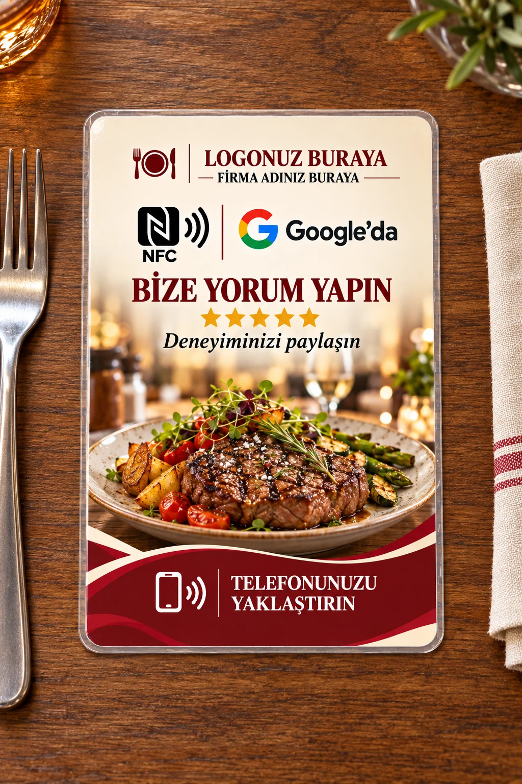 Restoran kullanım örneği