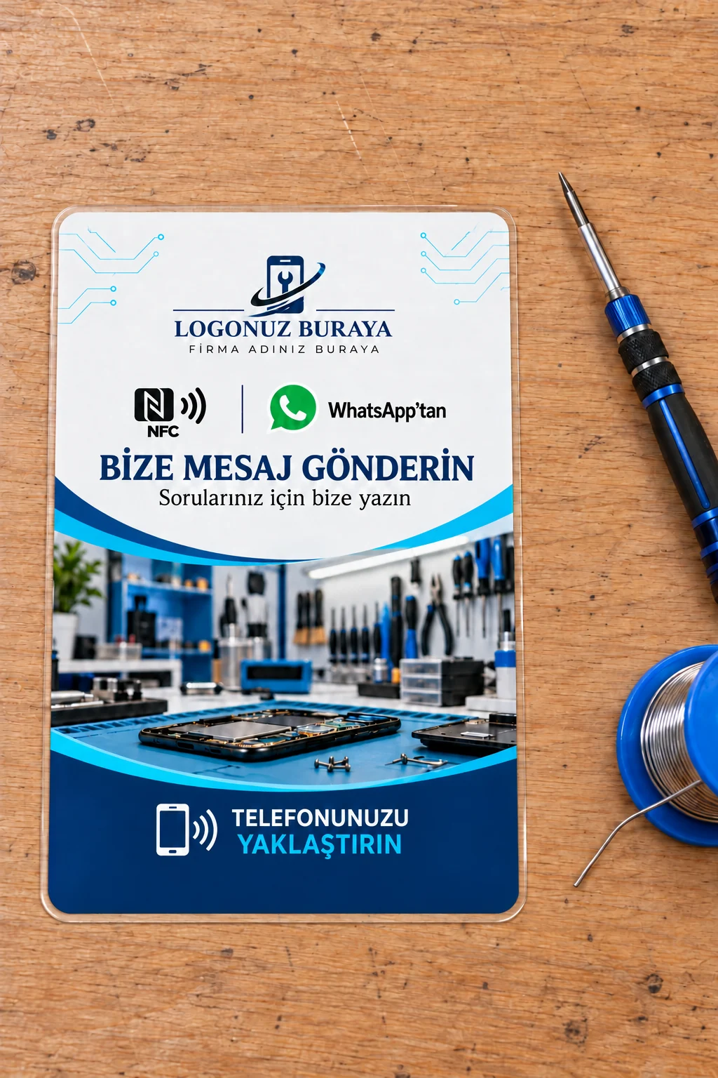 Teknik Servis kullanım örneği