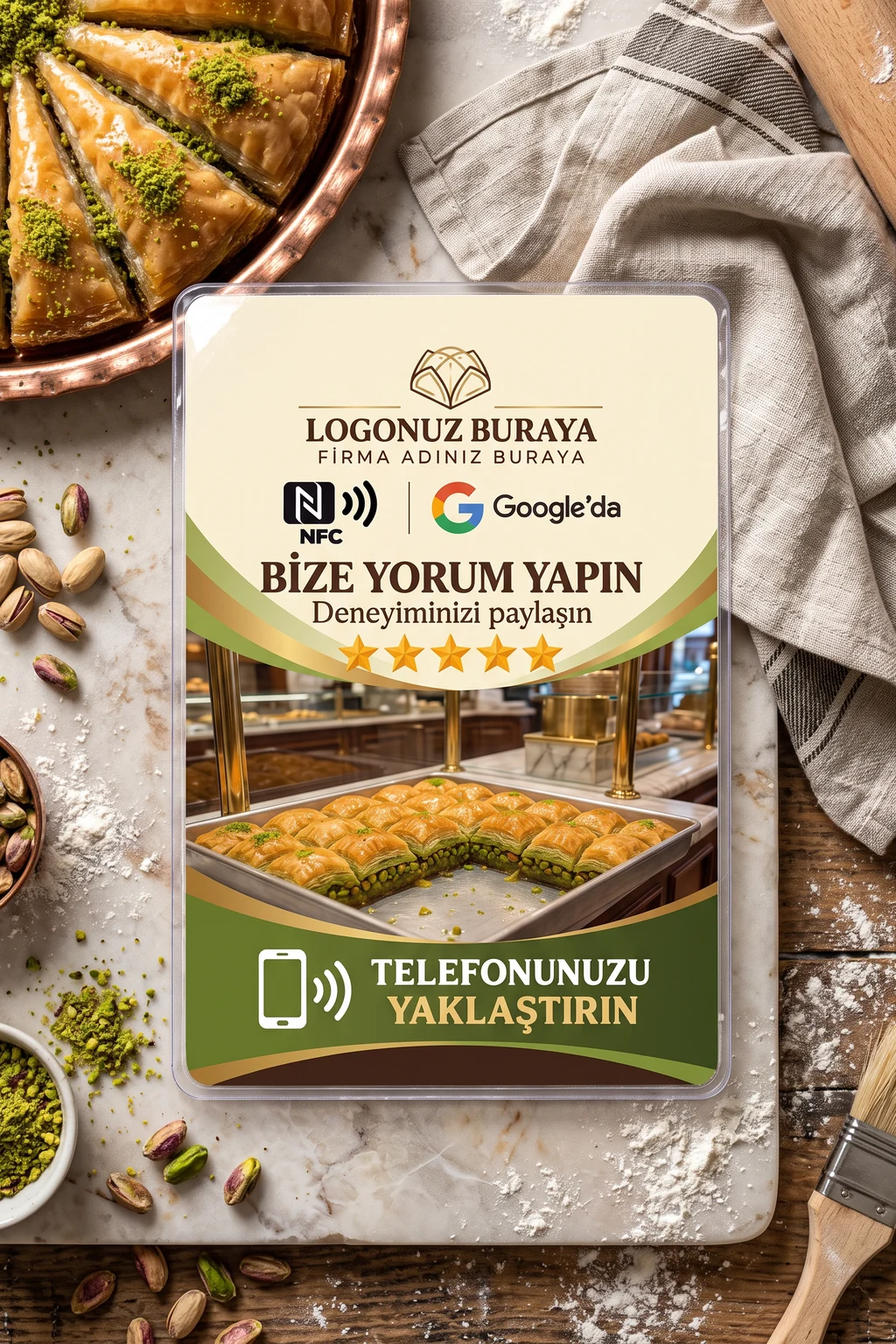 Baklavacı kullanım örneği