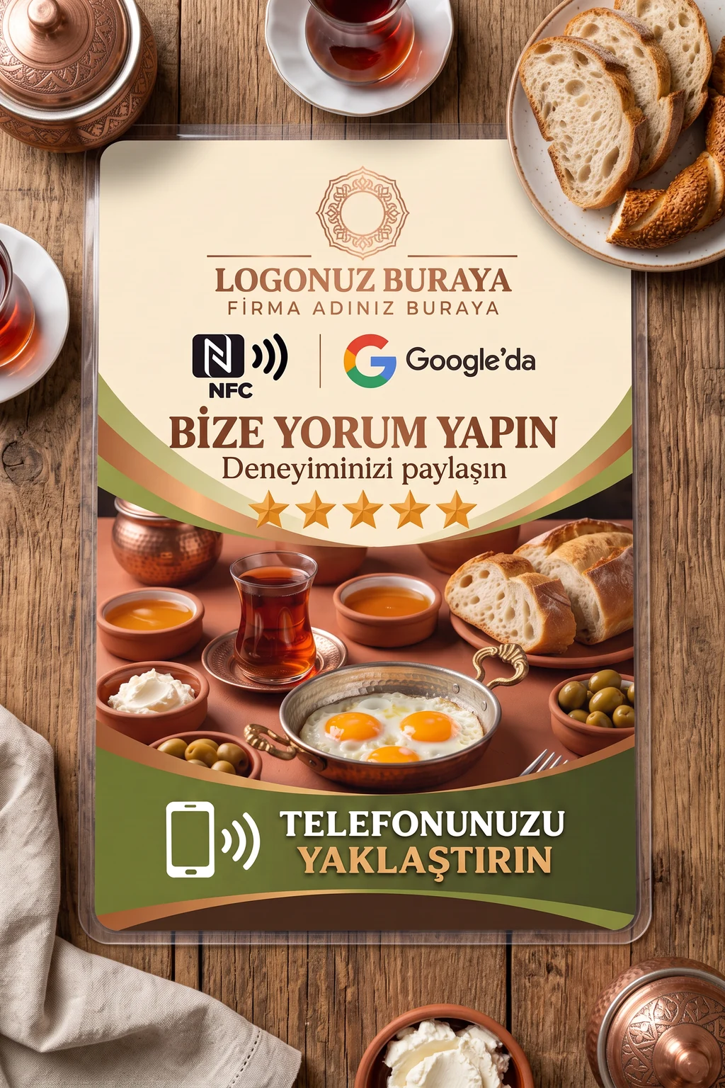 Kahvaltıcı kullanım örneği