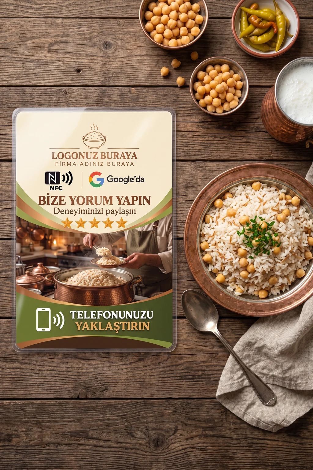 Pilavcı kullanım örneği
