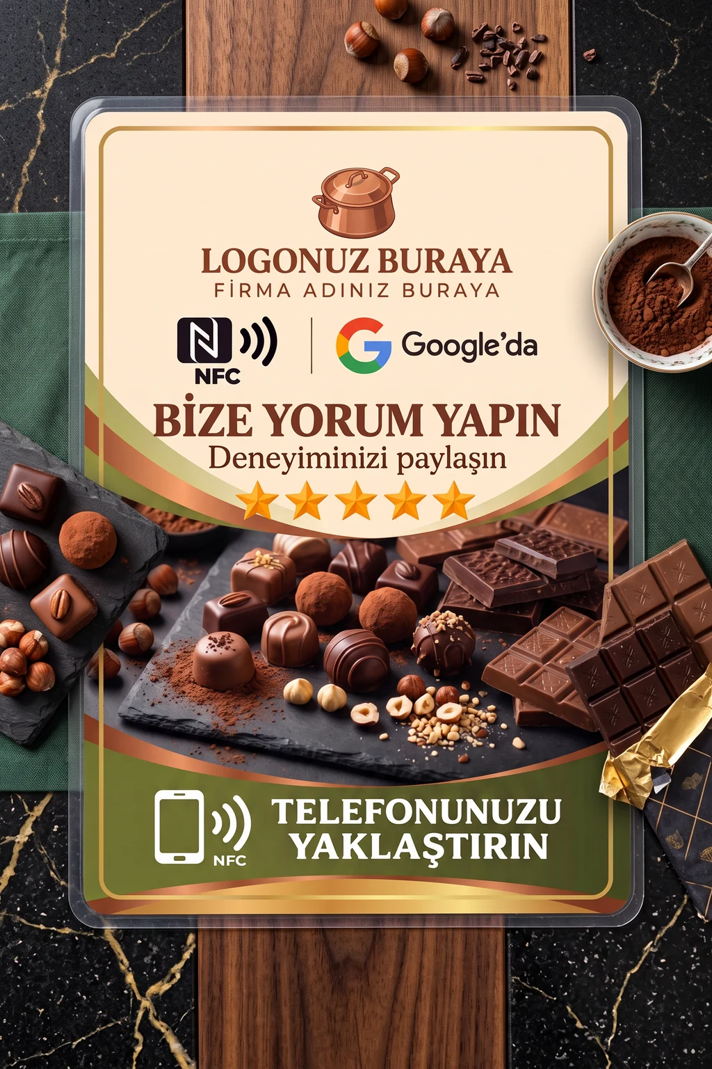 Çikolatacı kullanım örneği