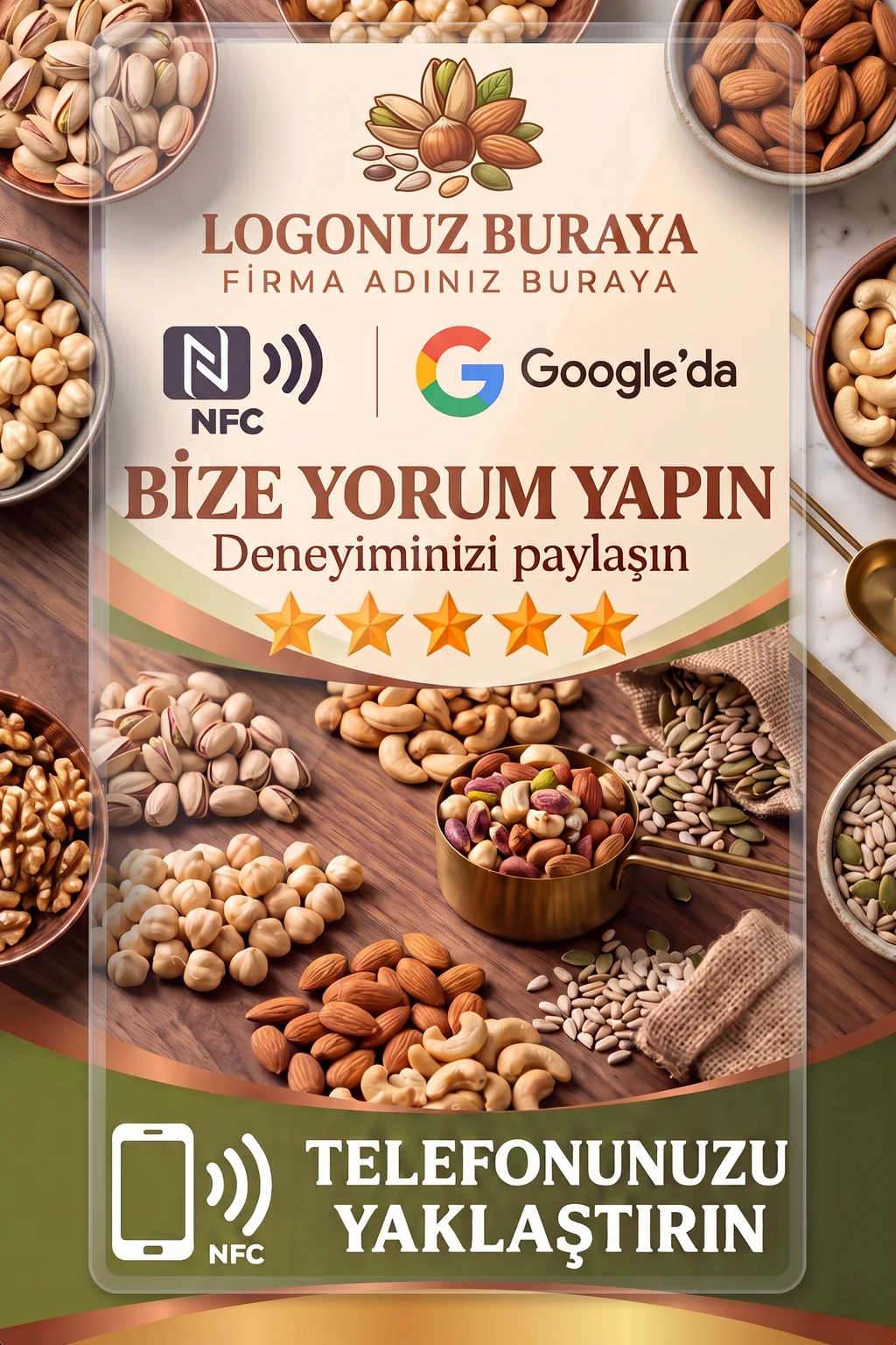Kuruyemişçi kullanım örneği