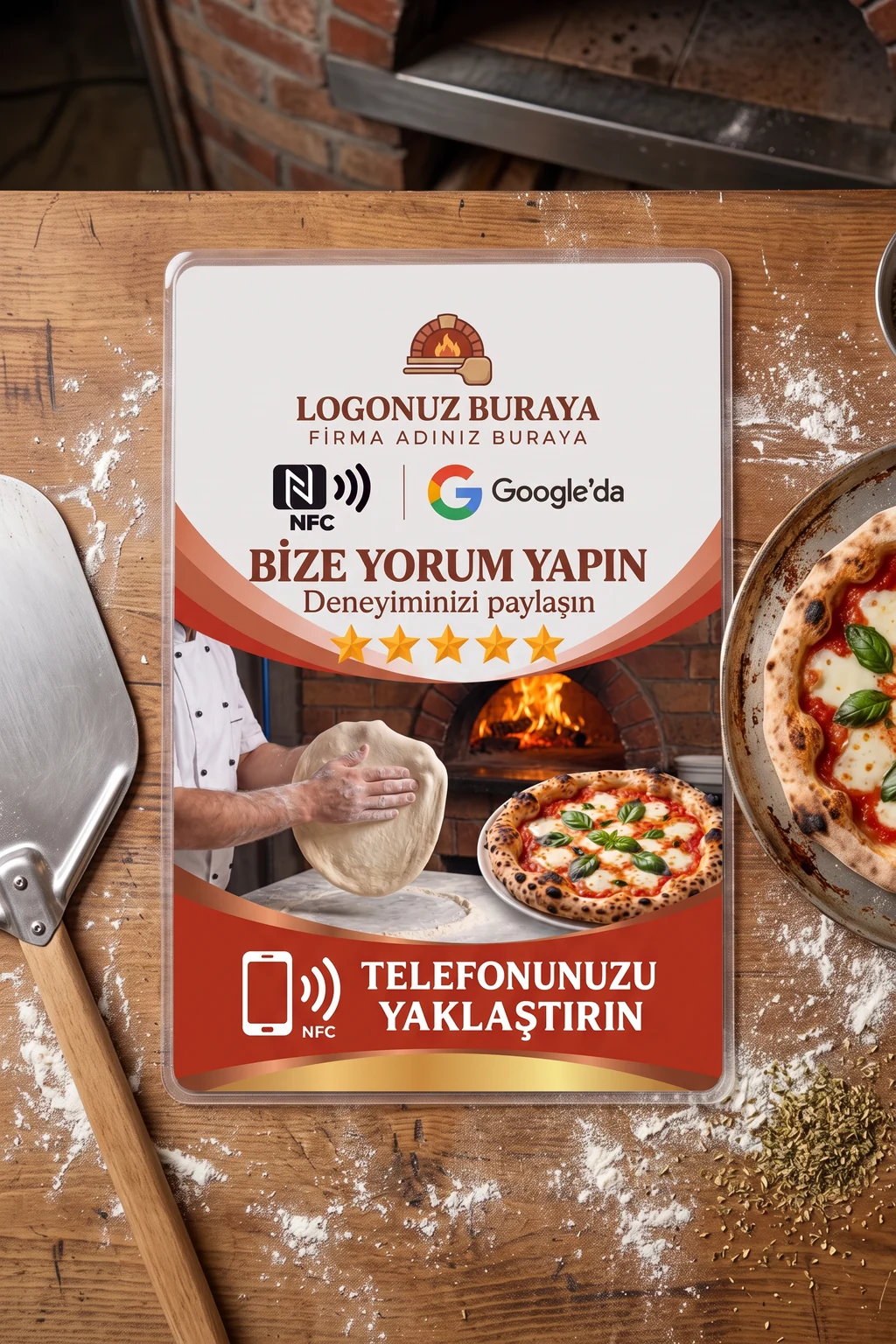 Pizzacı kullanım örneği