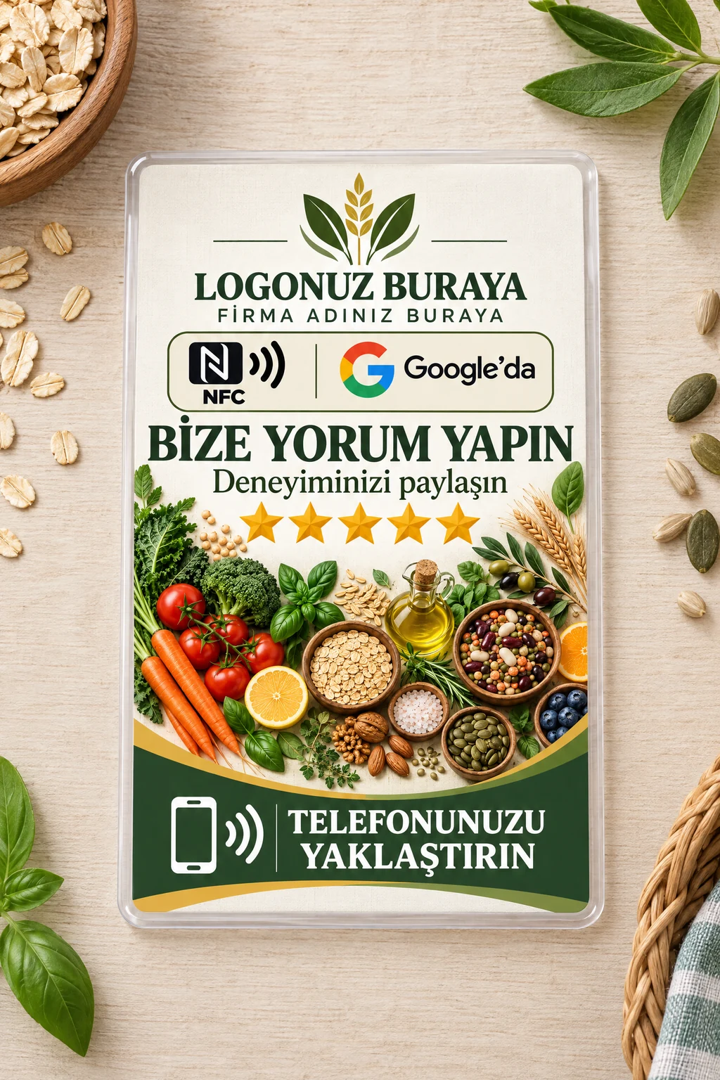 Organik Ürünler kullanım örneği