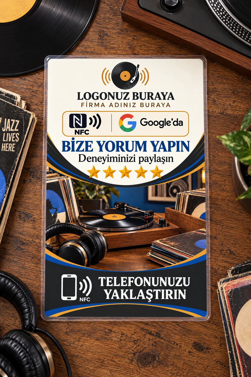 Plak & Müzik kullanım örneği